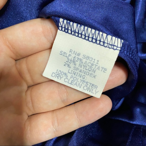 David Meister Navy Blue Shift Dress - Picture 8 of 13